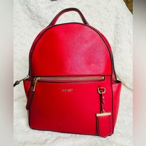 Red Nine West Backpack